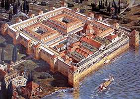 Recreación del Palacio de Diocleciano