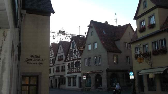 Calle de Rothenburg ob der Tauber