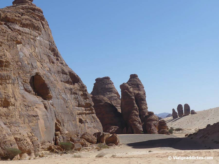 Paisatge a l'entrada del la vall d'Ashar (Vall d'Ashar, Al-Ula)