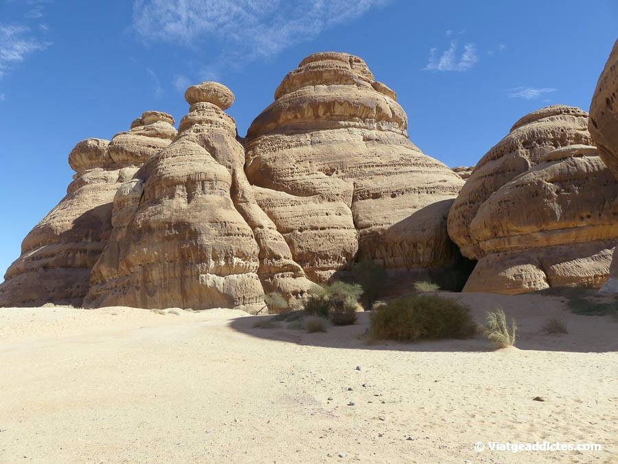 Vista de Jabal Ithlib (Hegra, Al-Ula)