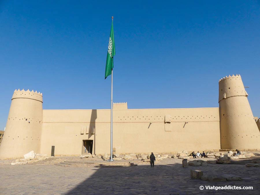 Vista frontal de la fortalesa de Masmak (Al-Dirah, Riad)