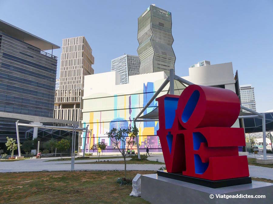 Vista parcial del modern districte KAFD (Riad)