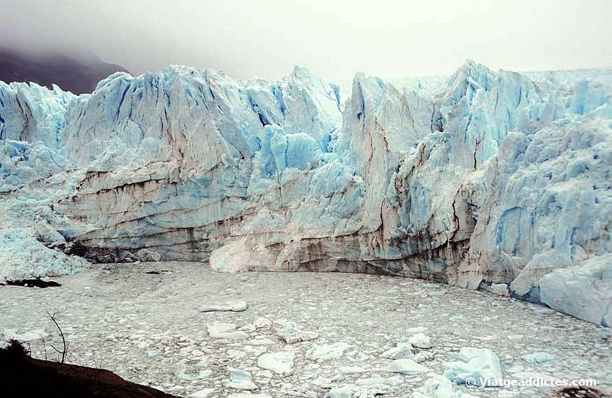 Vista parcial del glaciar del Perito Moreno