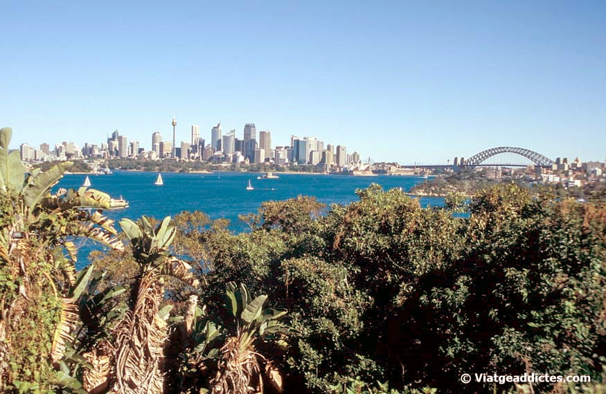 Vista de Sydney i la badia des del Taronga Zoo