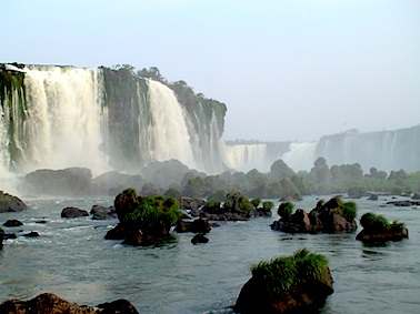 Vista de les cascades d'Iguaçú