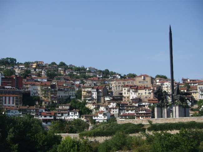 Vista del casco antiguo de Veliko Tarnovo