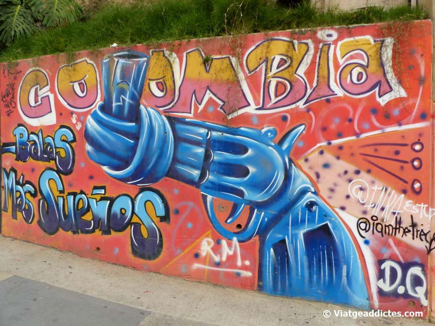 Arte urbano en la Comuna 13 (Medellín)