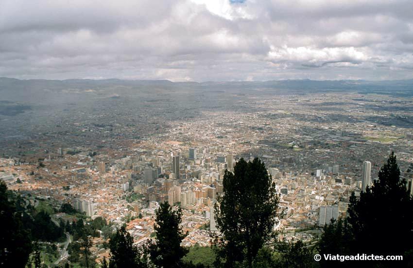 Vsita de Bogotà des del cerro de Monserrate