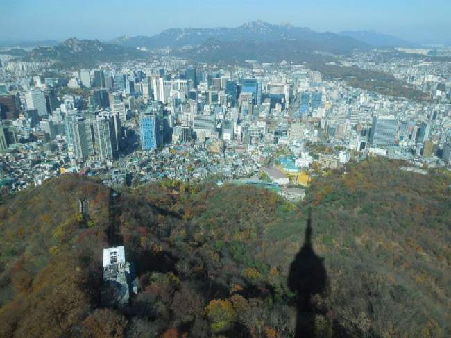 Vista de Seúl desde Namsan