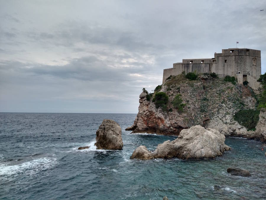Vista de la fortalesa de Lovrjenac (Dubrovnikl)