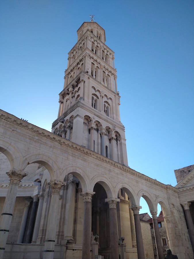 Vista del campanar de la Catedral de Sant Domnius (Split)
