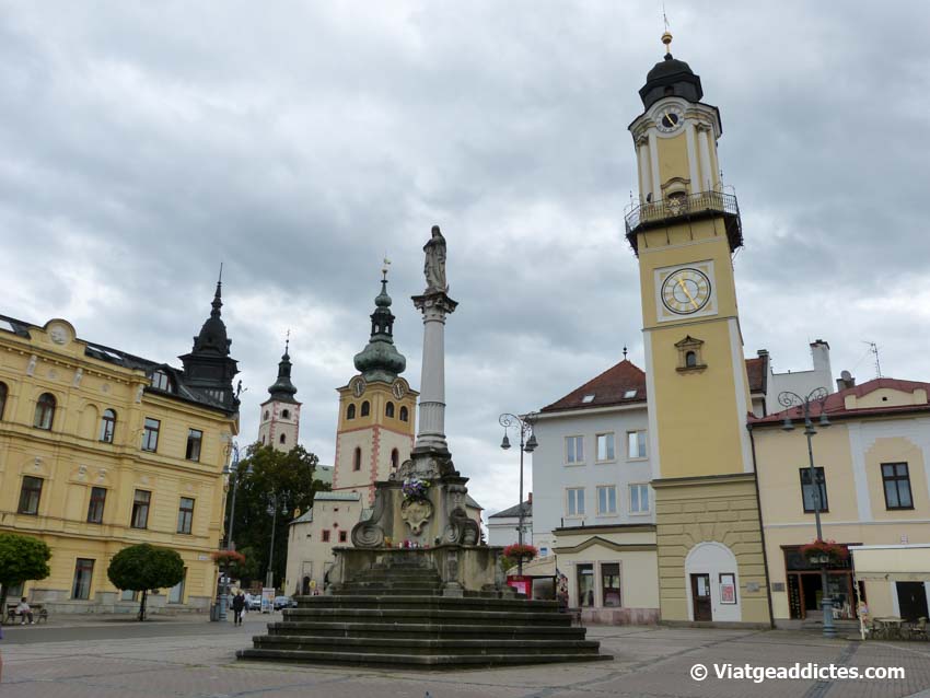 Imagen de la plaza SNP de Banská Bystrica