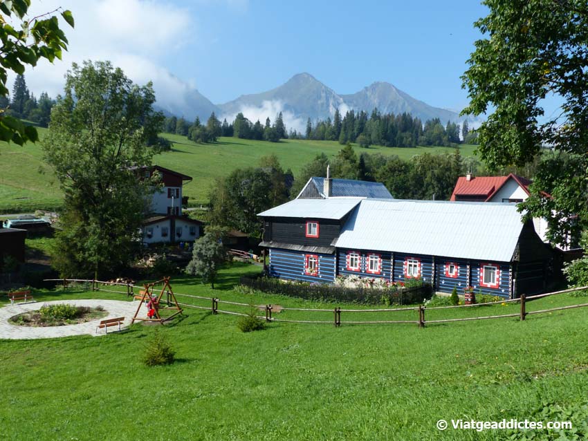 Vista sobre Ždiar i alguns cims dels Alts Tatras