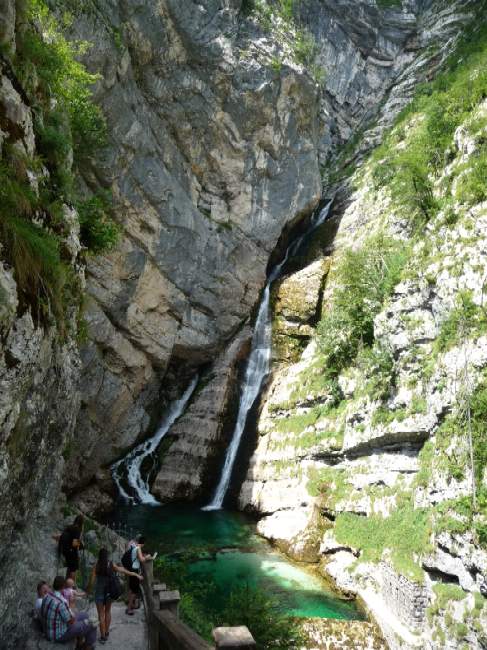 Cascada de Slap Savica (Koca pri Savici)