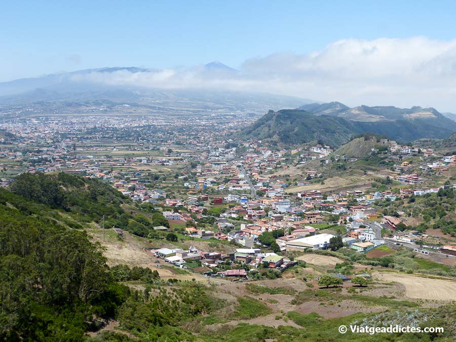 Vistas desde el Mirador de Jardina, junto a la carretera de Anaga<br />(San Cristóbal de La Laguna, Tenerife)