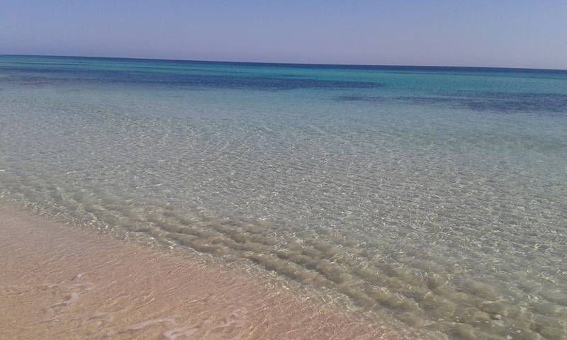 Aguas cristalinas de una playa de Formentera