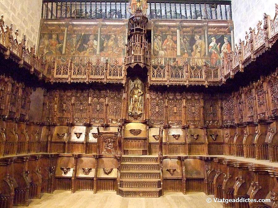 El coro del monasterio de Santa María la Real (Nájera)