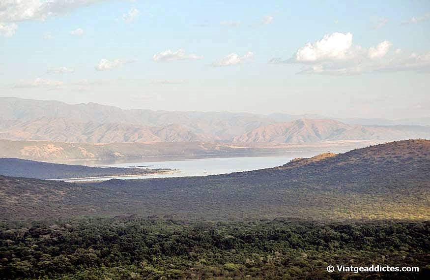 Vista del llac Abaya des del parc nacional Nechisar
