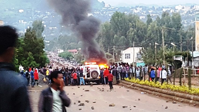 Disturbios en Gondar