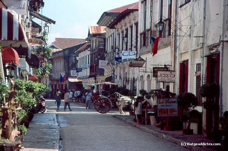 Calle de la ciudad histórica de Vigan