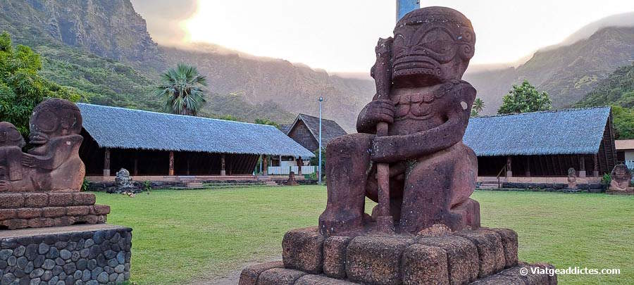 El Tohua Pepeu o Centre Cultural comunitari d'Atuona (Atuona, Hiva Oa, illes Marqueses)