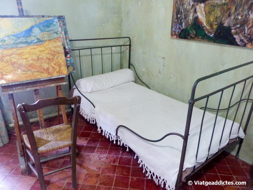 La habitación que ocupó Vincent van Gogh en el hospital psiquiátrico de Saint-Paul de Mausole de 1889 a 1890