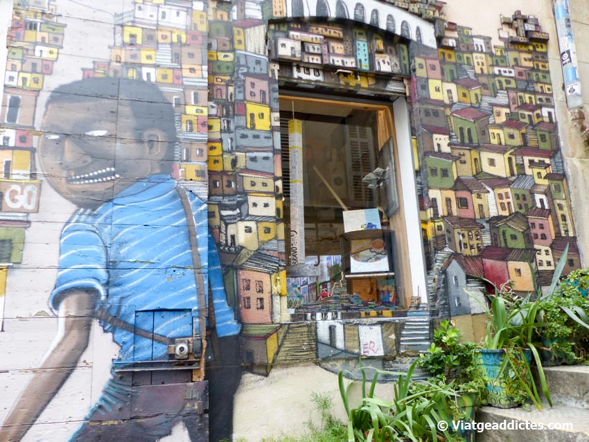 Ejemplo de arte urbano en el barrio antiguo de Marsella
