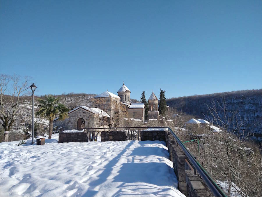 Imatge del Monestir de Motsameta (prop de Kutaissi, Geòrgia)