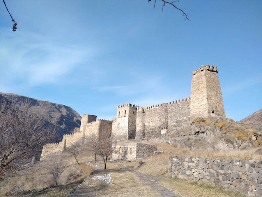 La fortalesa de Khertvisi (Khetvisi, Geòrgia)