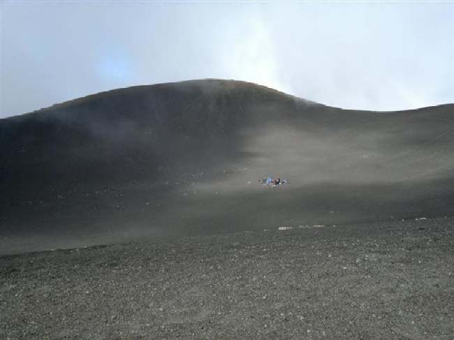 Cráter del volcán Acatenango