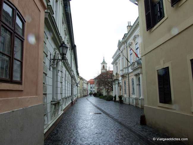 Imatge del carrer Vár (Veszprém)