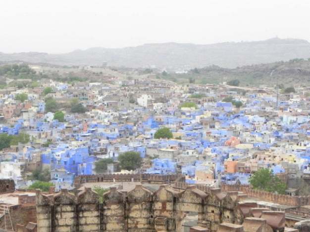 La Ciudad Azul de Jodhpur desde el fuerte