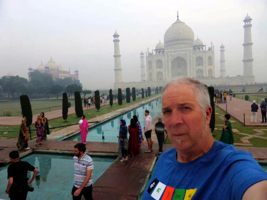 En el Taj Mahal (Agra)