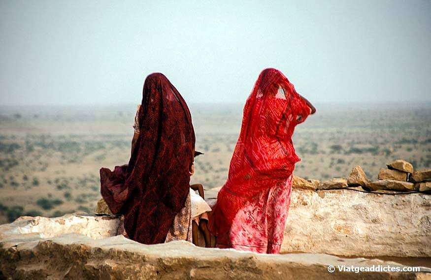 Mujeres rajastaníes en Jaisalmer