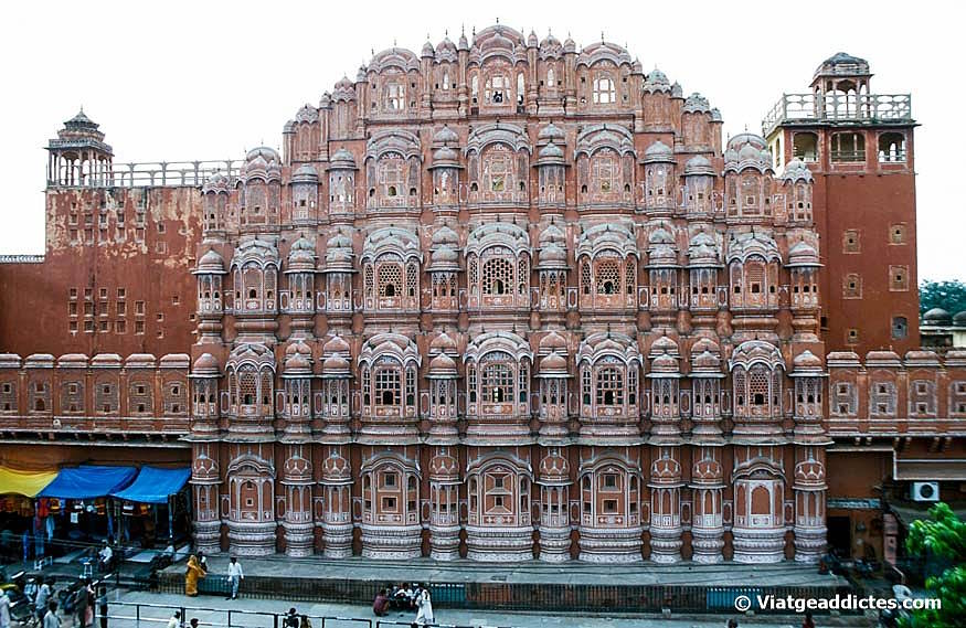Fachada del Palacio de los Vientos de Jaipur