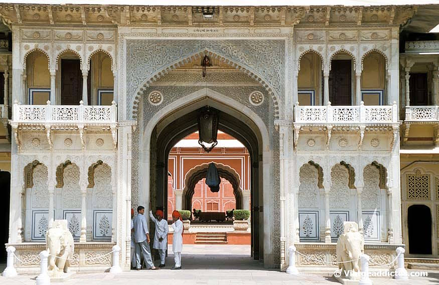 Interior del City Palace de Jaipur