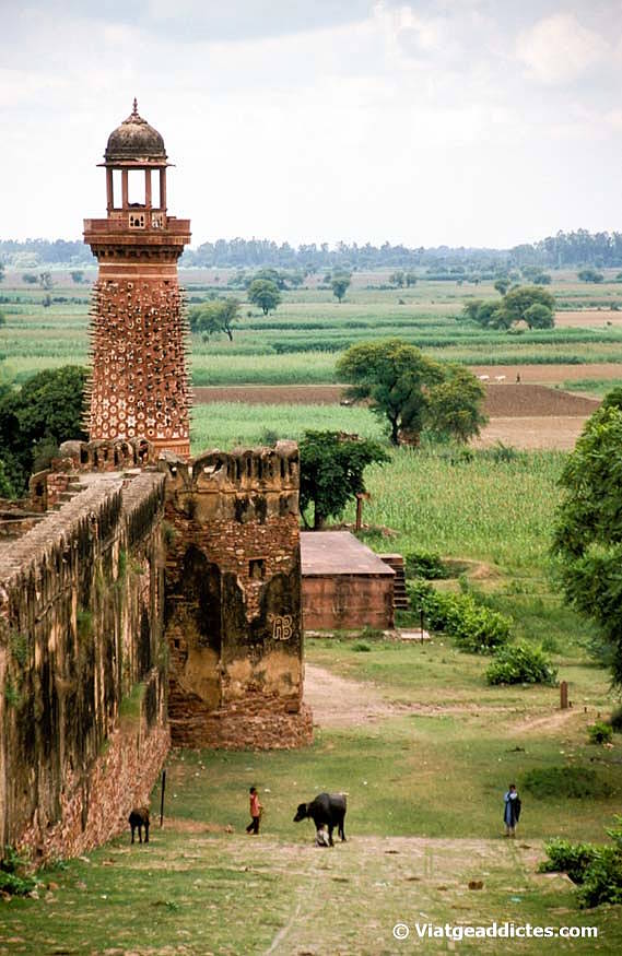 Un minarete de Fatehpur Sikri