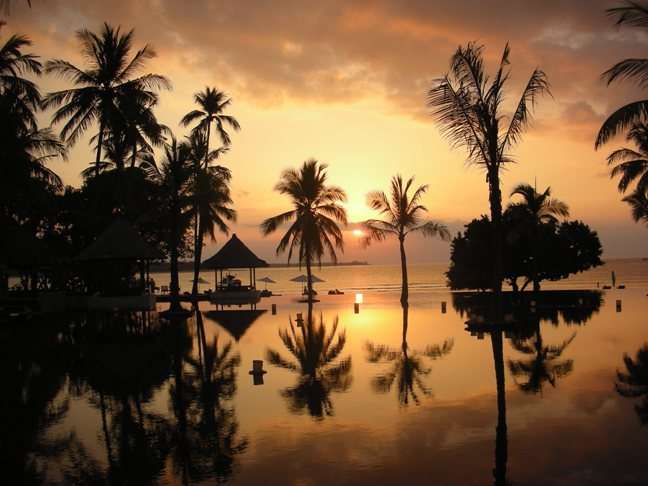 Puesta de sol en Lombok