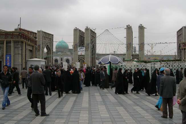 Entrada al complex de l'Imam Reza (Mashad)