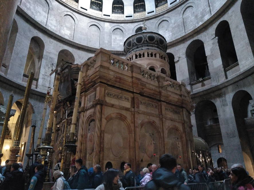 Interior de l'església del Sant Sepulcre (Jerusalem)