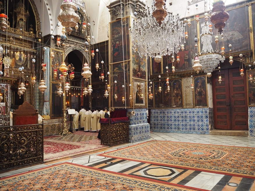 Interior de la catedral armènia de Sant Jaume (Jerusalem)