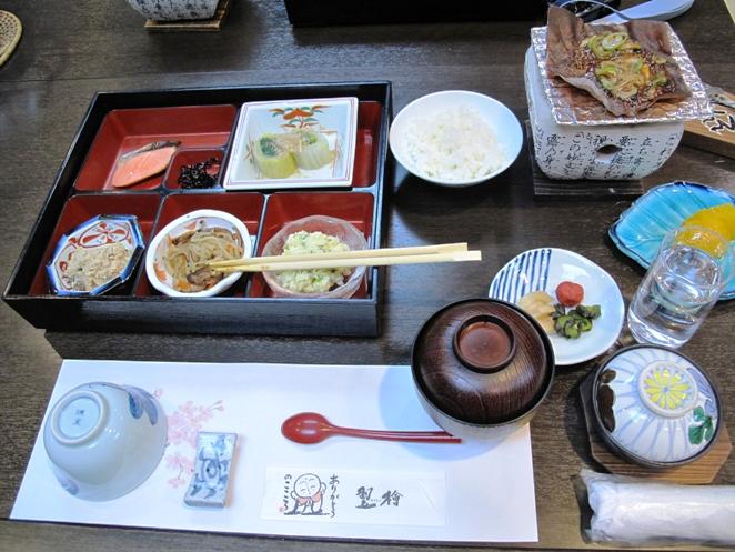 Esmorzar del ryokan Asunaro (Takayama)