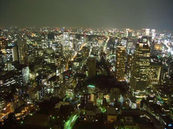Vista nocturna des de la Tokyo Tower