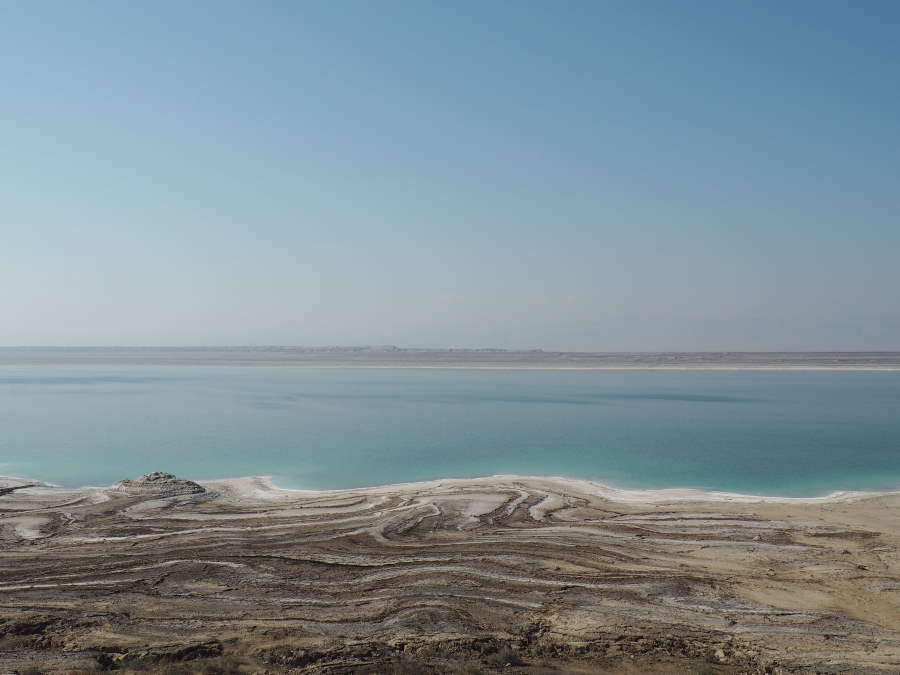 Vista parcial del Mar Mort
