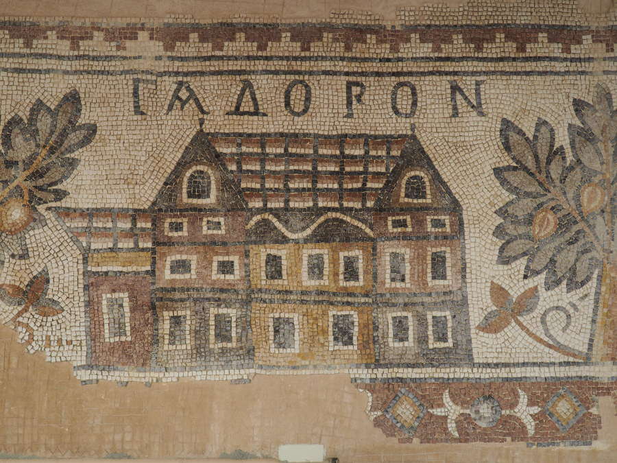 Escena del mosaic «Mapa de Madaba»