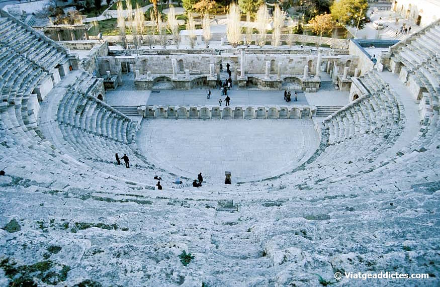 Vista del Teatre Romà d'Amman