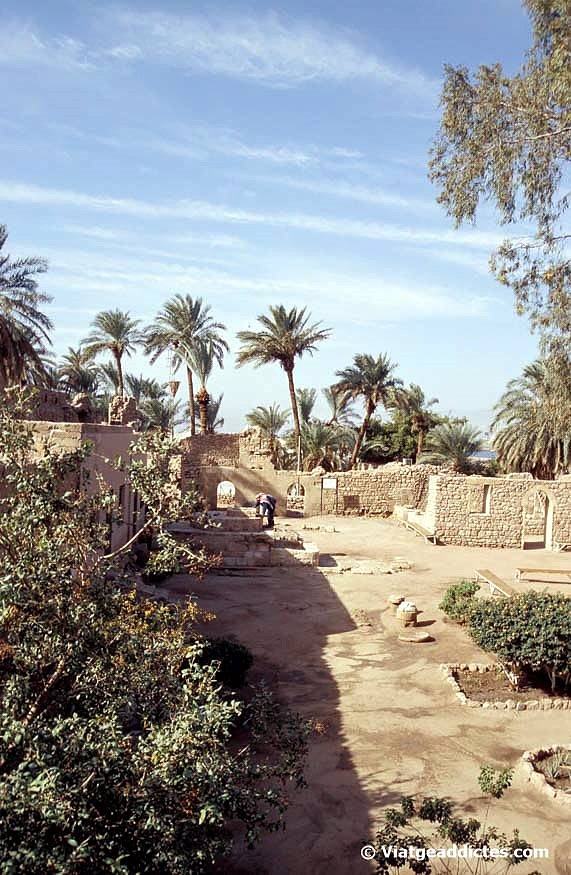 En los restos del castillo de Áqaba