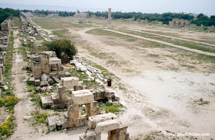 Restos del Hipódromo romano en Tiro