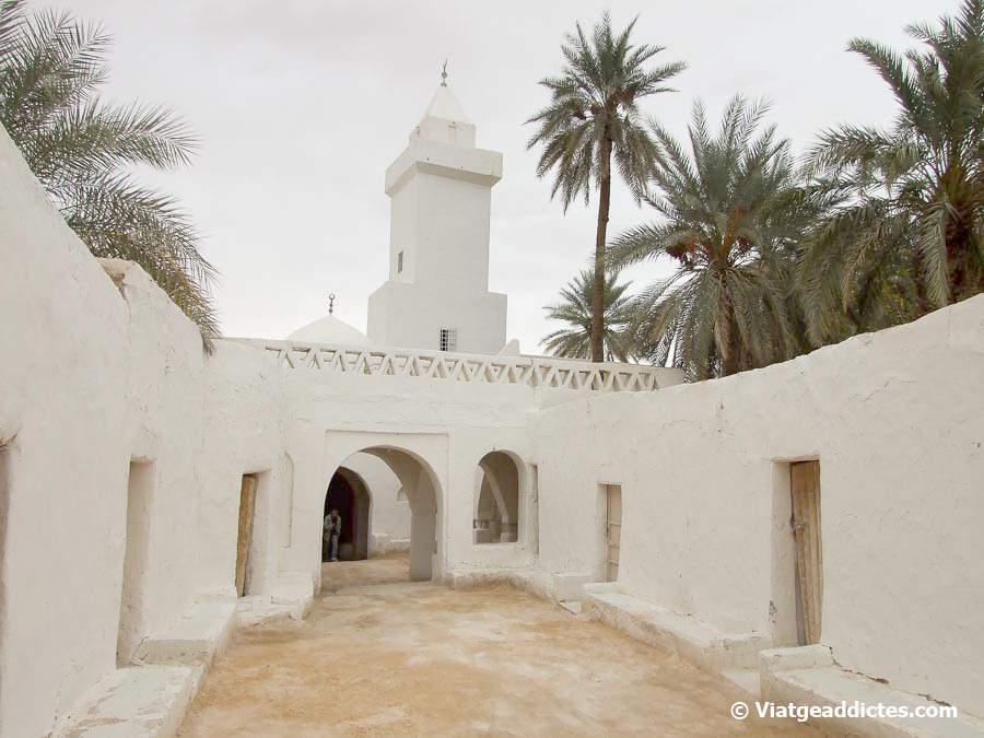La mezquita de Omran en la ciudad antigua de Gadamés