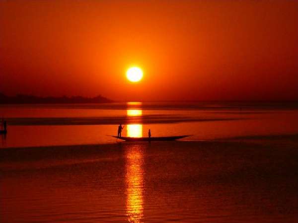 Puesta de Sol en Segou